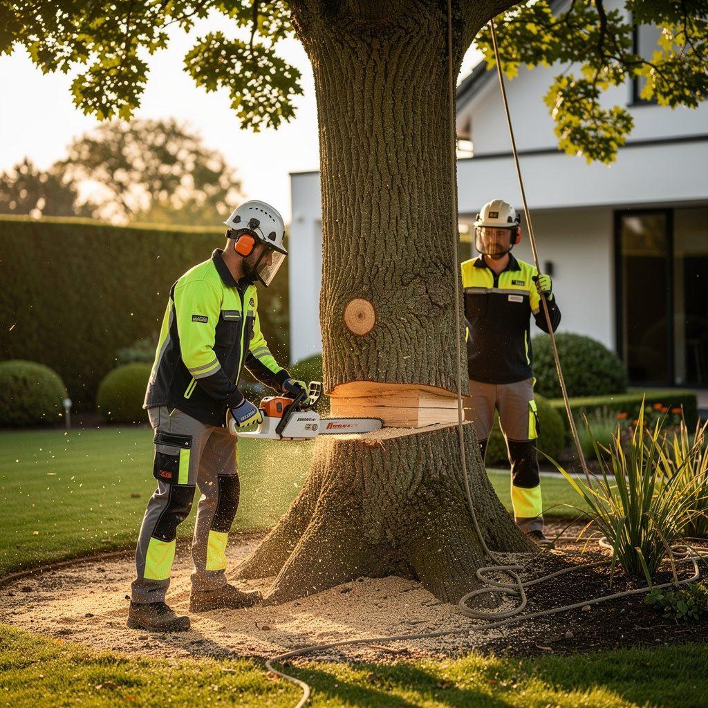 Baumfällung – Galabau De Wit